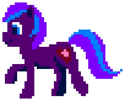 Quick pixelart pony