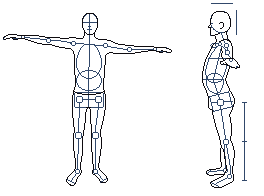 Human practice: T-pose