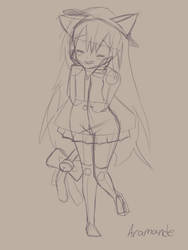 Cute catgirl sketch