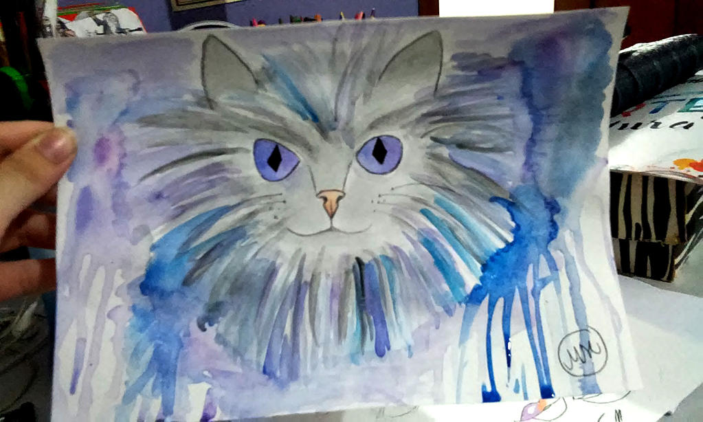 Cat Watercolor