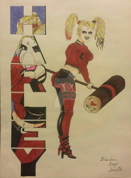 Harley Quinn fan art