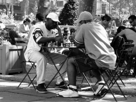 Chess in Bryant Park