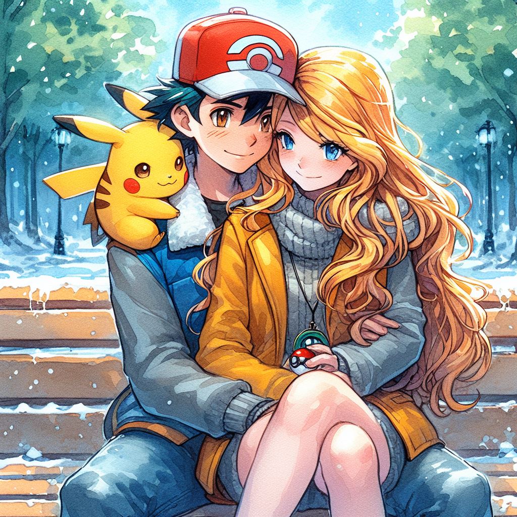 Ash X Serena ( Pokemon ).... by amourshippingworld on DeviantArt