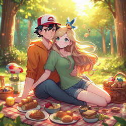 Ash X Serena ( Pokemon )....