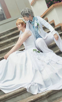 Ensemble Stars cosplay - NaruSena wedding