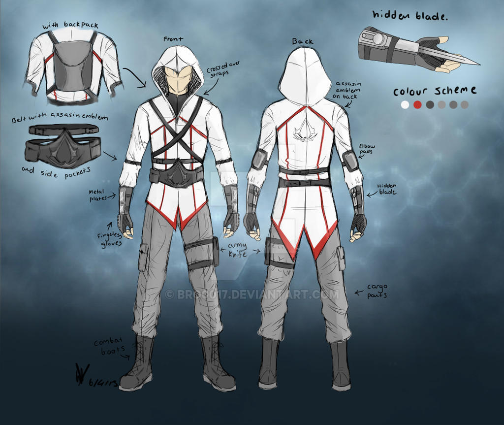 Modern Assassin Outfit 9 Modern Assassin's Creed Costume (Family
