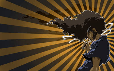 afro posing wallpaper