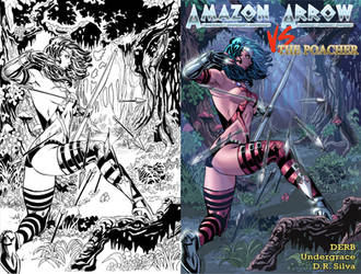 Amazon Arrow and The Poacher - Cover Page, Line Ar