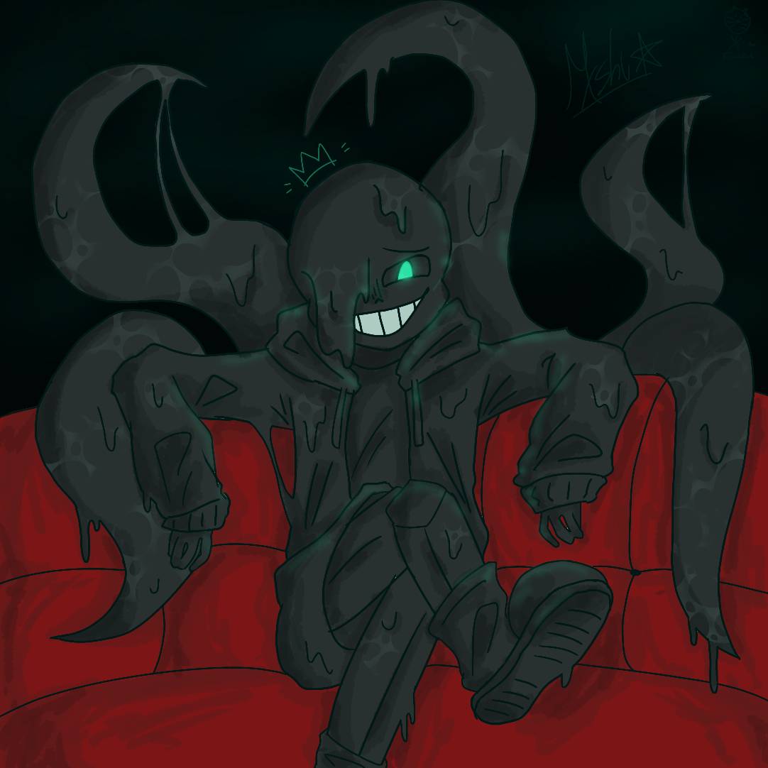 Nightmare Sans fanart by Weirdimension on DeviantArt