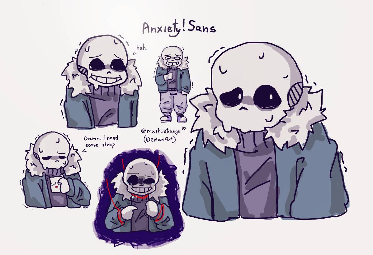 Sans Angst Anxiety!sans again ^^ by mxshustrange on DeviantArt