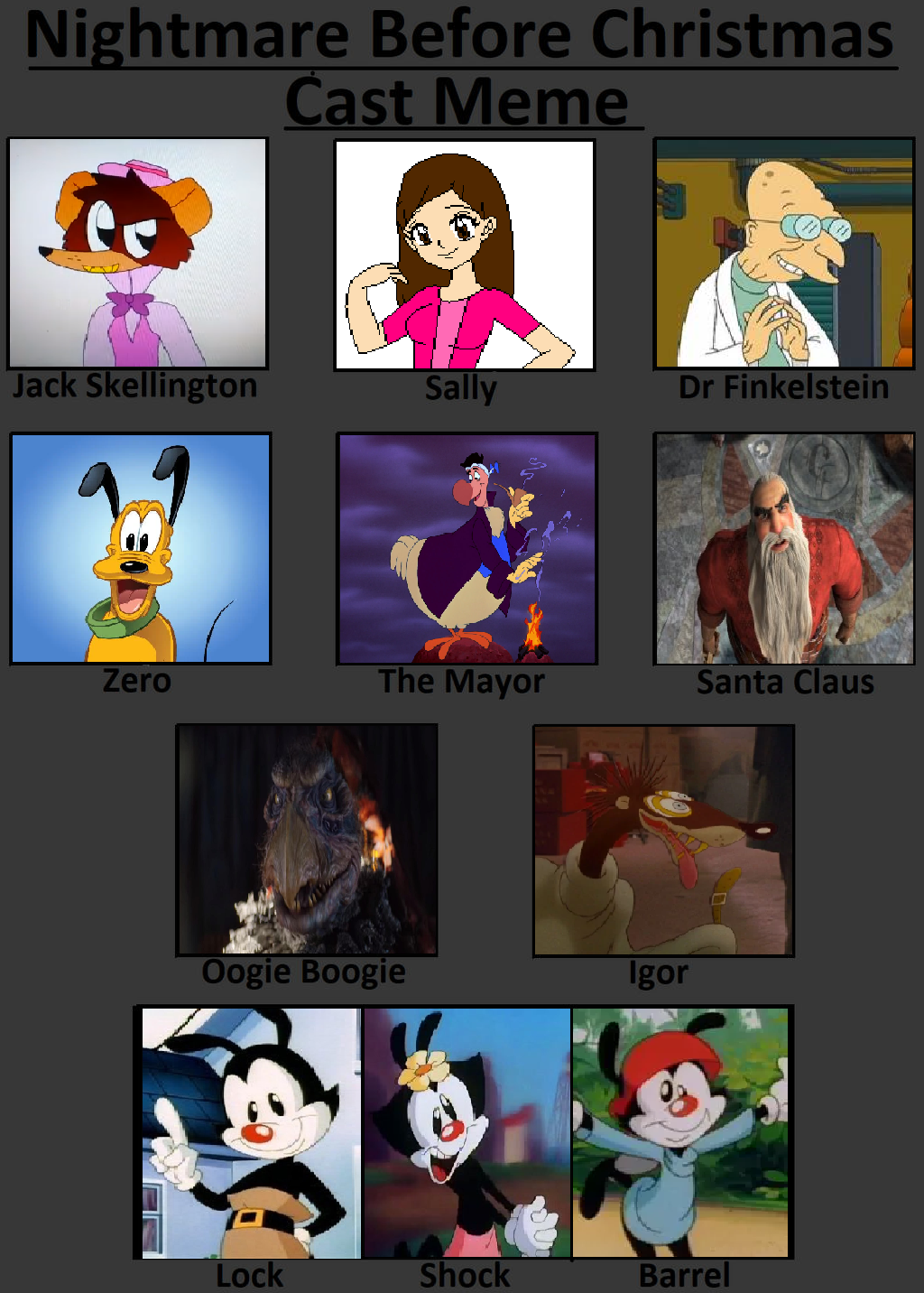 The Nightmare Before Christmas Cast Meme By BrittanytheDisneyGal On The nightmare before christmas cast meme by brittanythedisneygal on