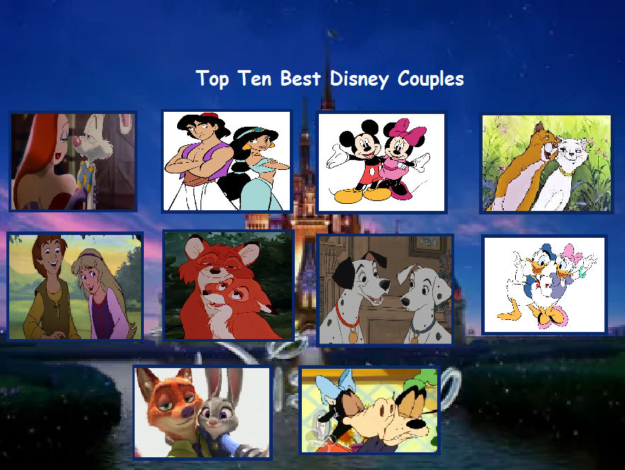 My Favorite Top 10 Best Disney Couples by BrittanytheDisneyGal on DeviantArt