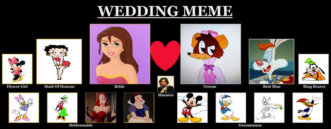 Roler Rabbit Marry Me Who Framed Roger Rabbit Wedding Meme by BrittanytheDisneyGal on DeviantArt