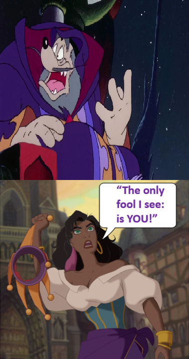 Merlock Beach Esmeralda calls Merlock the Magician a Fool by BrittanytheDisneyGal on ...