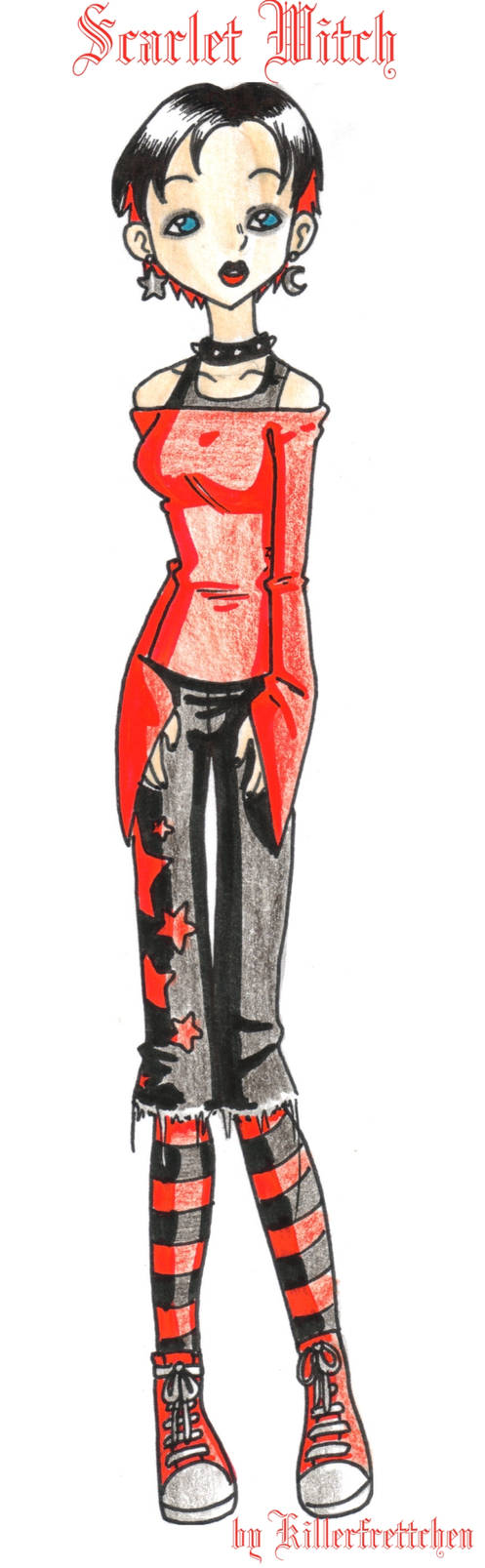 wanda - new outfit by PrincessBlackRabbit on DeviantArt