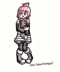 ((OOC)) Art Trade: Crona Cosplaying Piko!