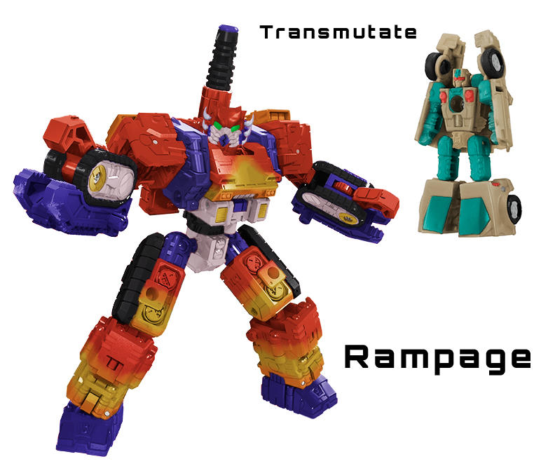 Transformers Siege Rampage and Transmutate by TransmetalTK on DeviantArt