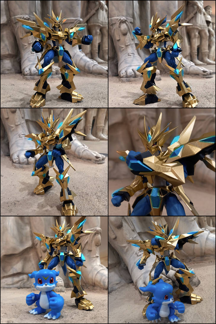 Digimon Figurise Magnamon X Custom Model Kit by Dudemon on DeviantArt