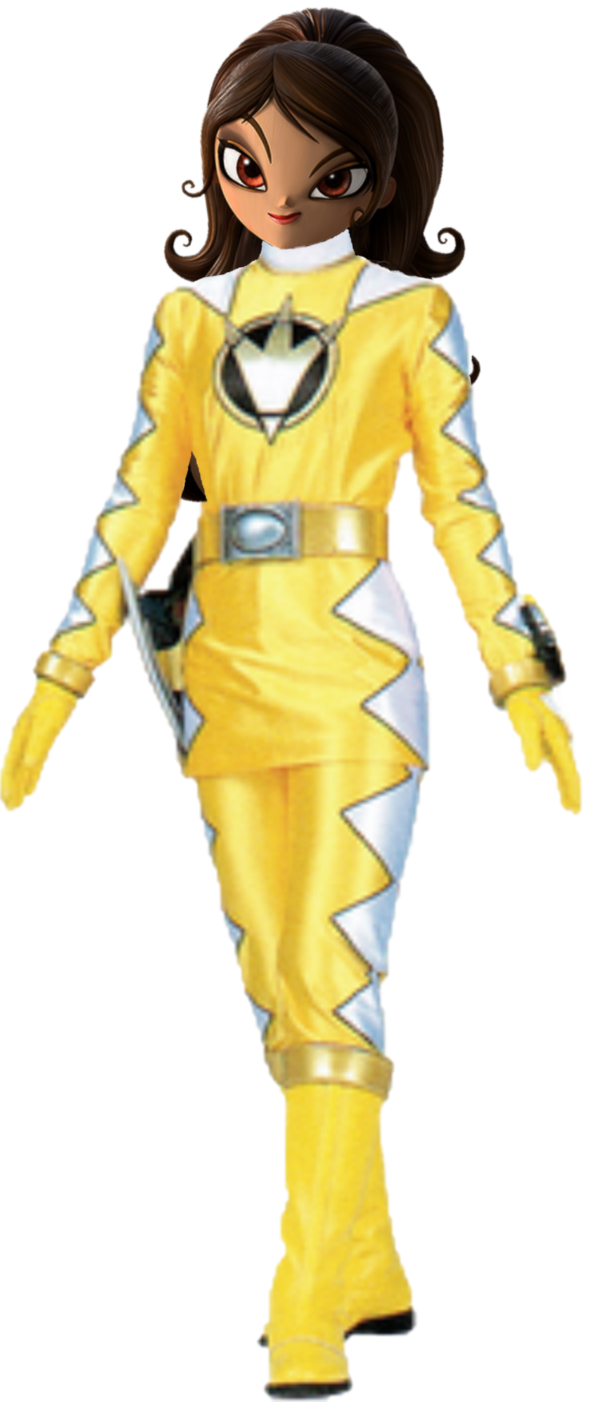 Power Rangers Maria Maria Dino Thunder Yellow Ranger (earth D-01234) by Aaroncoolb on ...