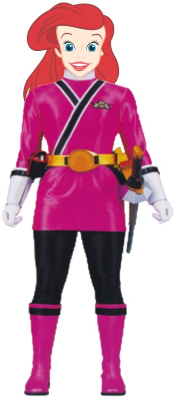 Ariel Samurai Pink Ranger (Earth A-3745d) by Aaroncoolb on DeviantArt