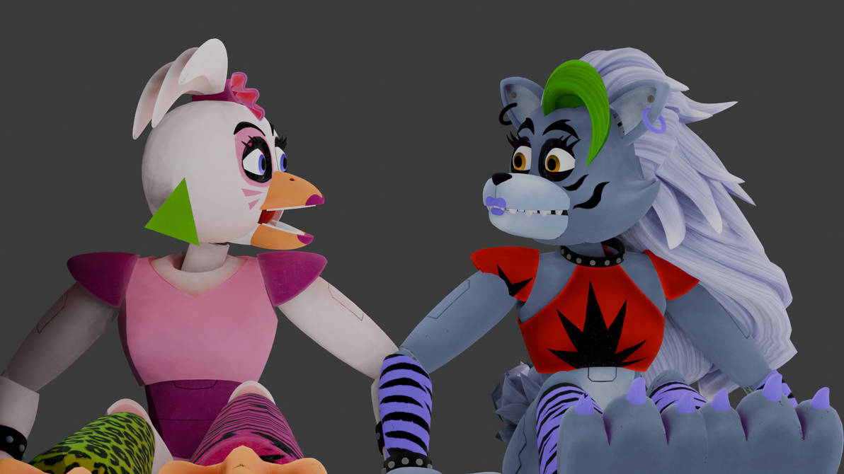 Glamrock Chica And Roxy Hanging Out By Aaroncoolb On DeviantArt glamrock-chica-and-roxy-hanging-out-by-aaroncoolb-on-deviantart