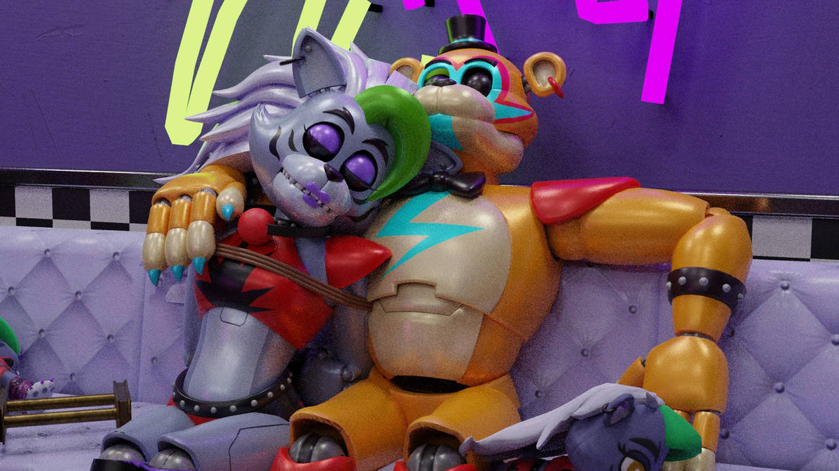 Funny Roxy Fun time with Freddy and Roxy by Aaroncoolb on DeviantArt