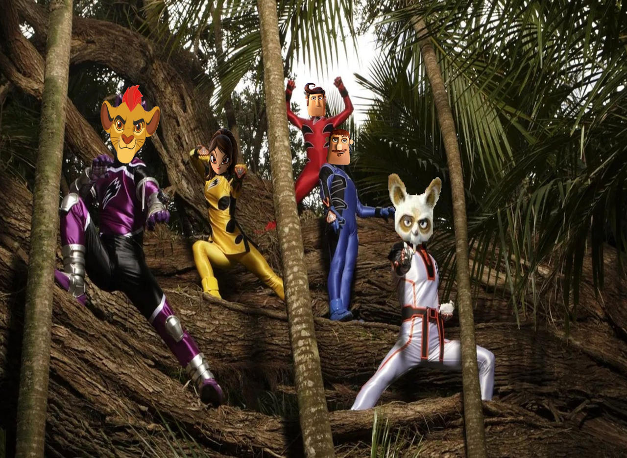 Jungle Ranger Cartoon Power Rangers Jungle Fury by Aaroncoolb on DeviantArt