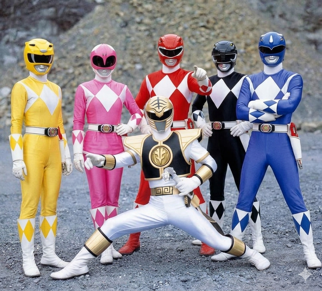 Power Ranger Join Image Power Rangers Line up (file 2) by Aaroncoolb on DeviantArt