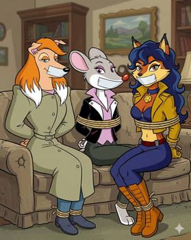 Rosie, Thea, and Carmelita Just Hanging out bound