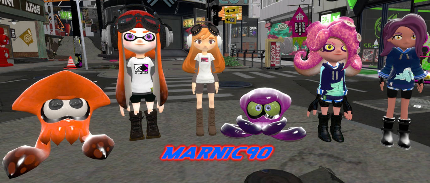 Inkling and Octoling Evolution by MARN1C90 on DeviantArt