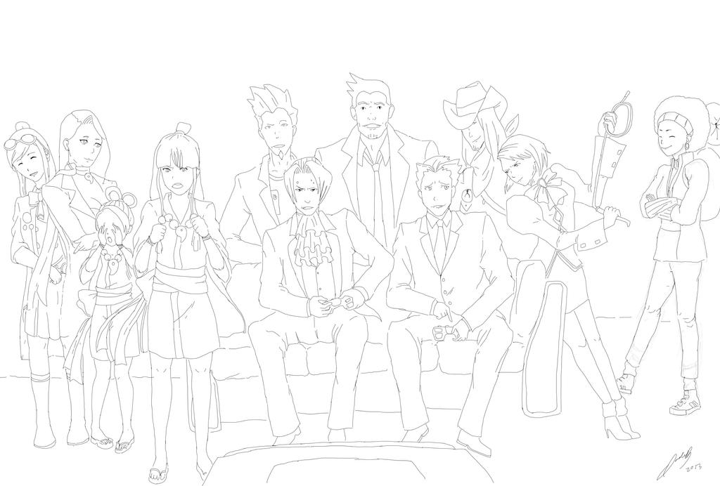 Phoenix Wright and Friends