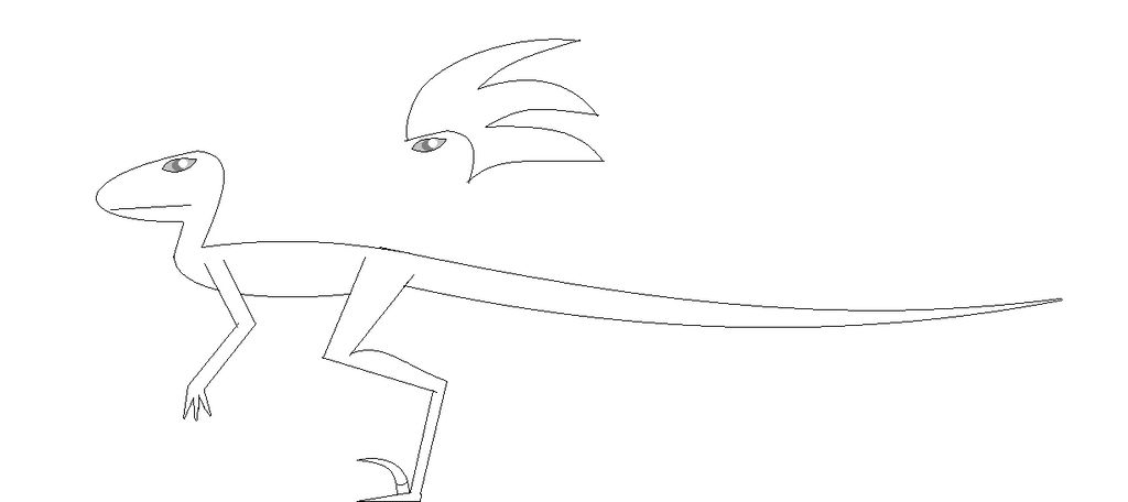 Red Raptor Outline Red Raptor OC template by RedRaptorContingen on DeviantArt