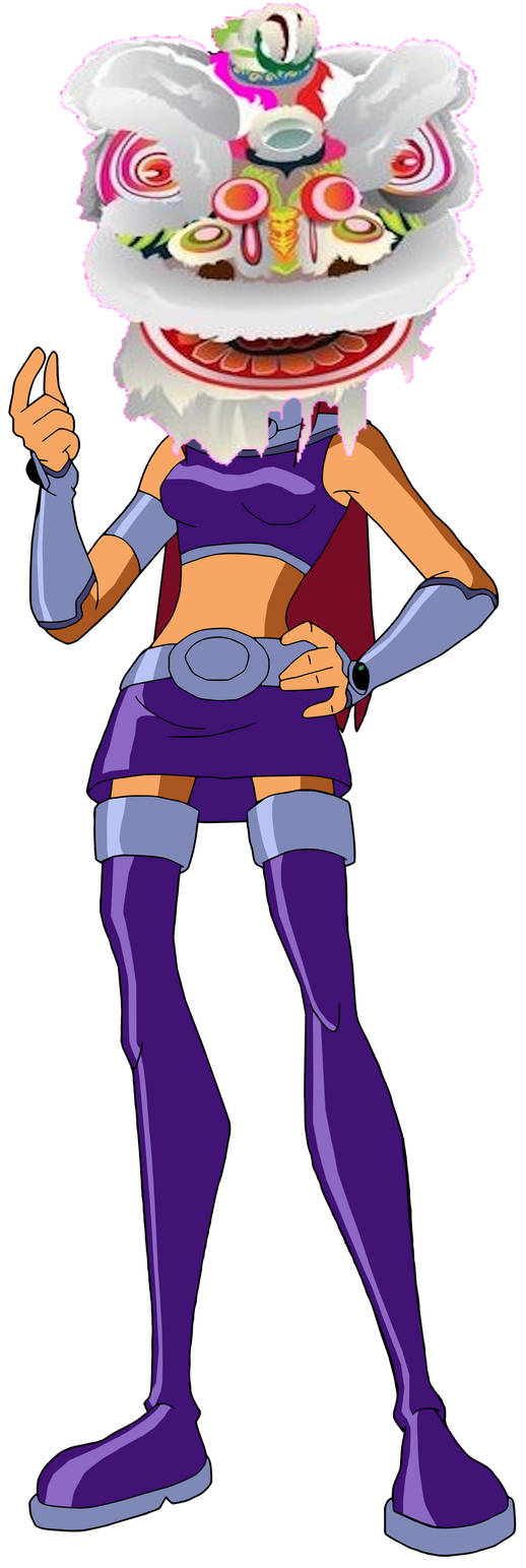 Demon Starfire Starfire Lion Dance by CartoonFutureFan on DeviantArt