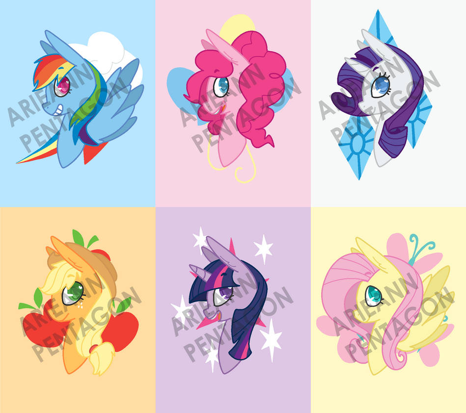 MLP: Print Sample by Arieann-Pentagon on DeviantArt