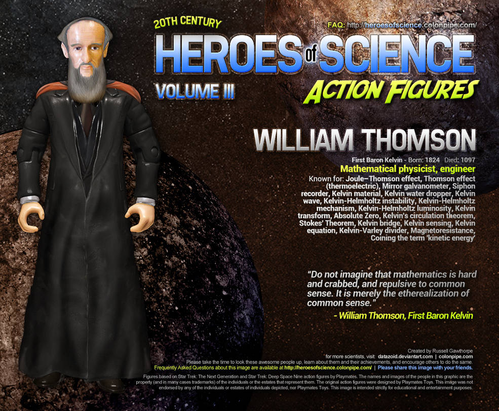 Heroes of Science: Lord Kelvin by datazoid