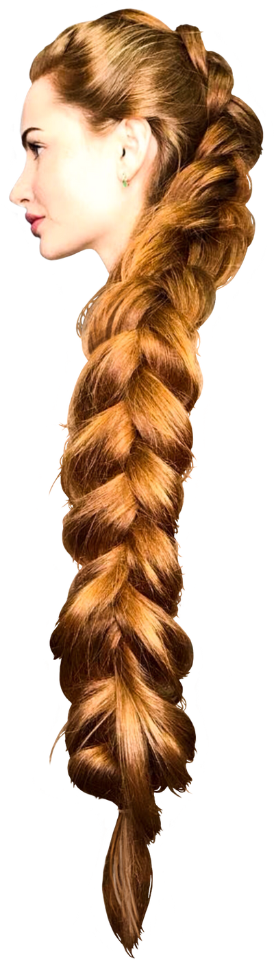Girl Hair Red Braid Super Long (1) by pngtransparency on DeviantArt