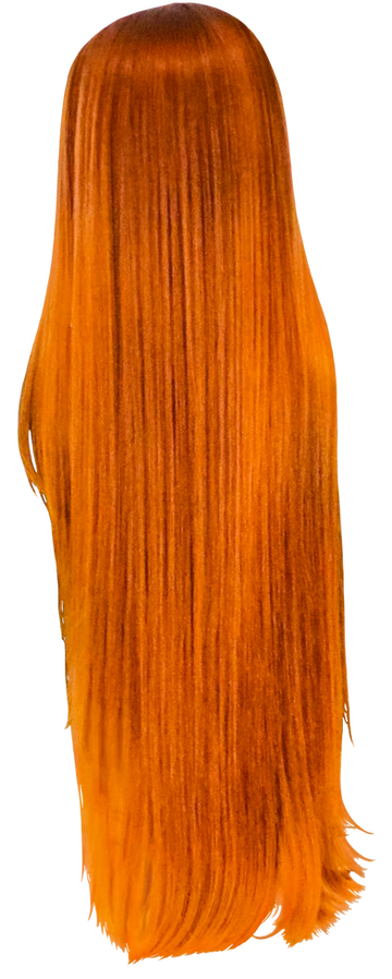 Girl Hair Red Straight Super Long (6)