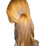 Girl Hair Blonde Bun Long (12)