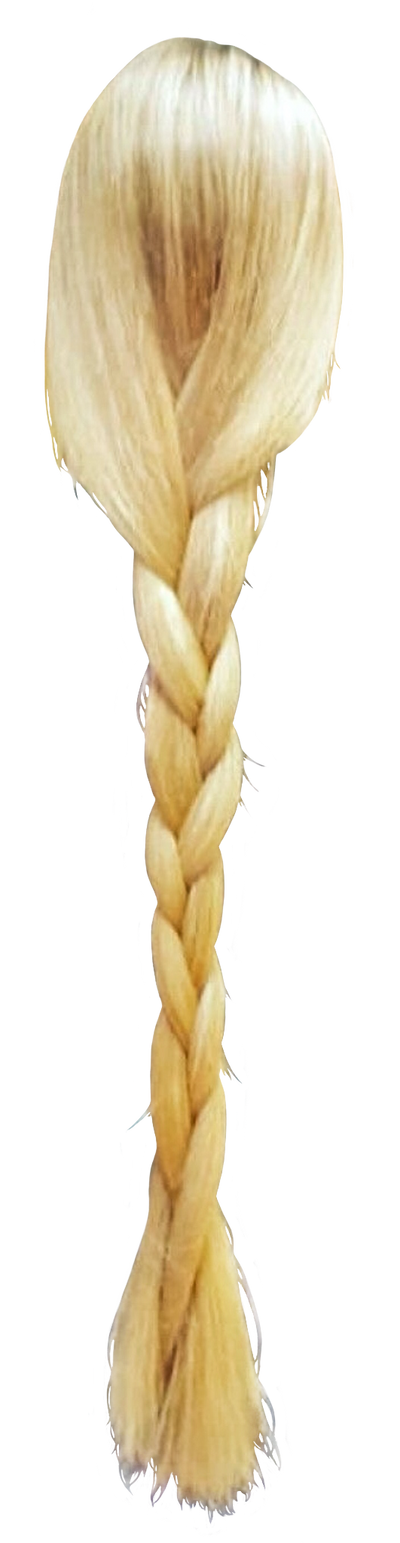 Girl Hair Blonde Braid Really Long (2) by pngtransparency on