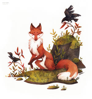 Fox and the crows