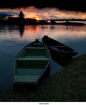 Boats  the river Kupa by siscanin