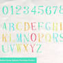 Free alphabet rubber stamp photoshop brushes