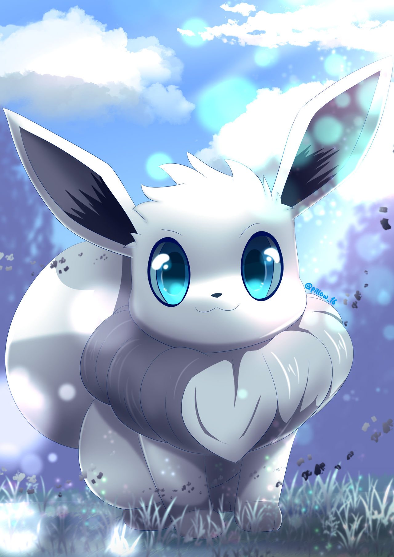 Shiny Eevee by Pilowpilow on DeviantArt