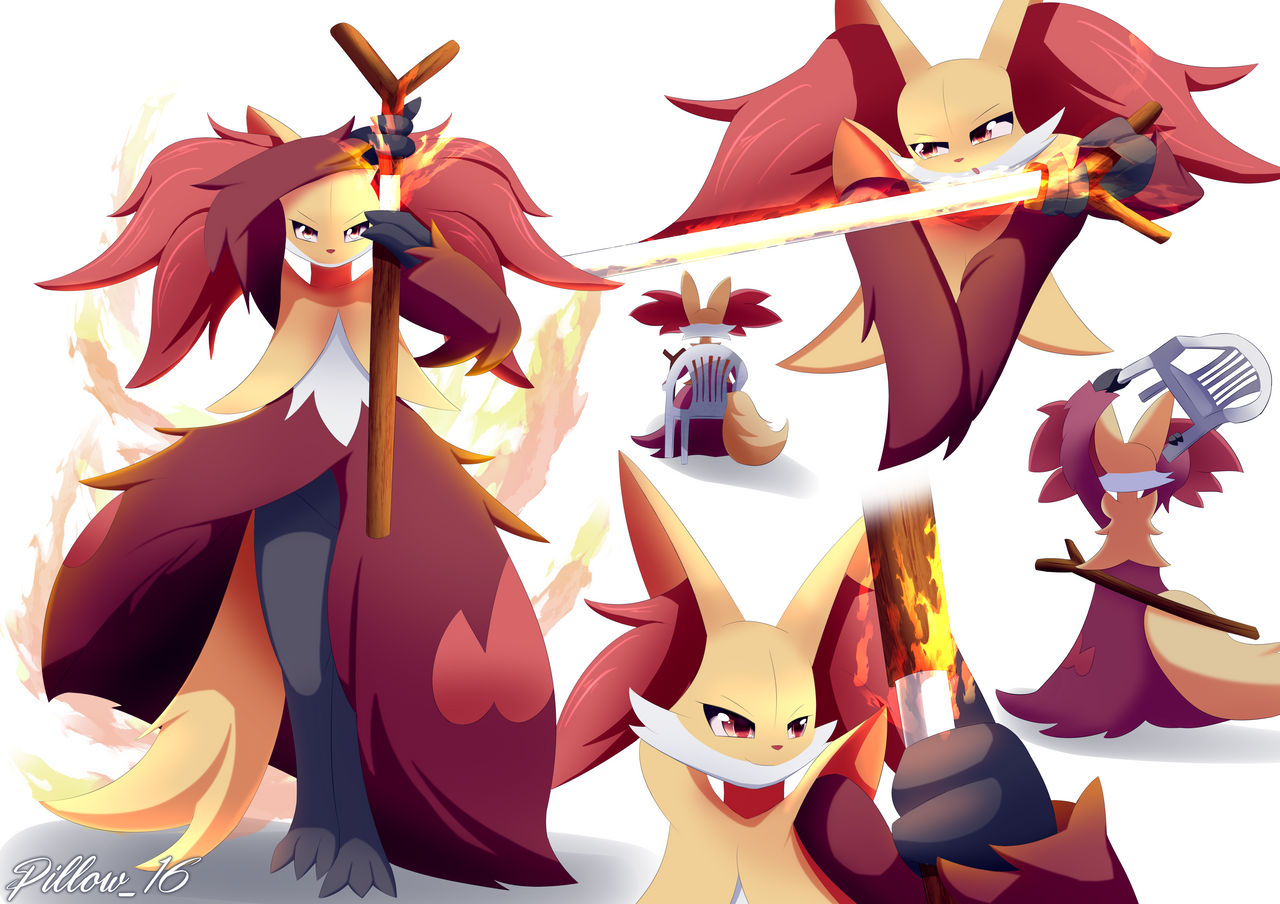 Delphox Model Animation Motivated Delphox by Pillow-16 on DeviantArt
