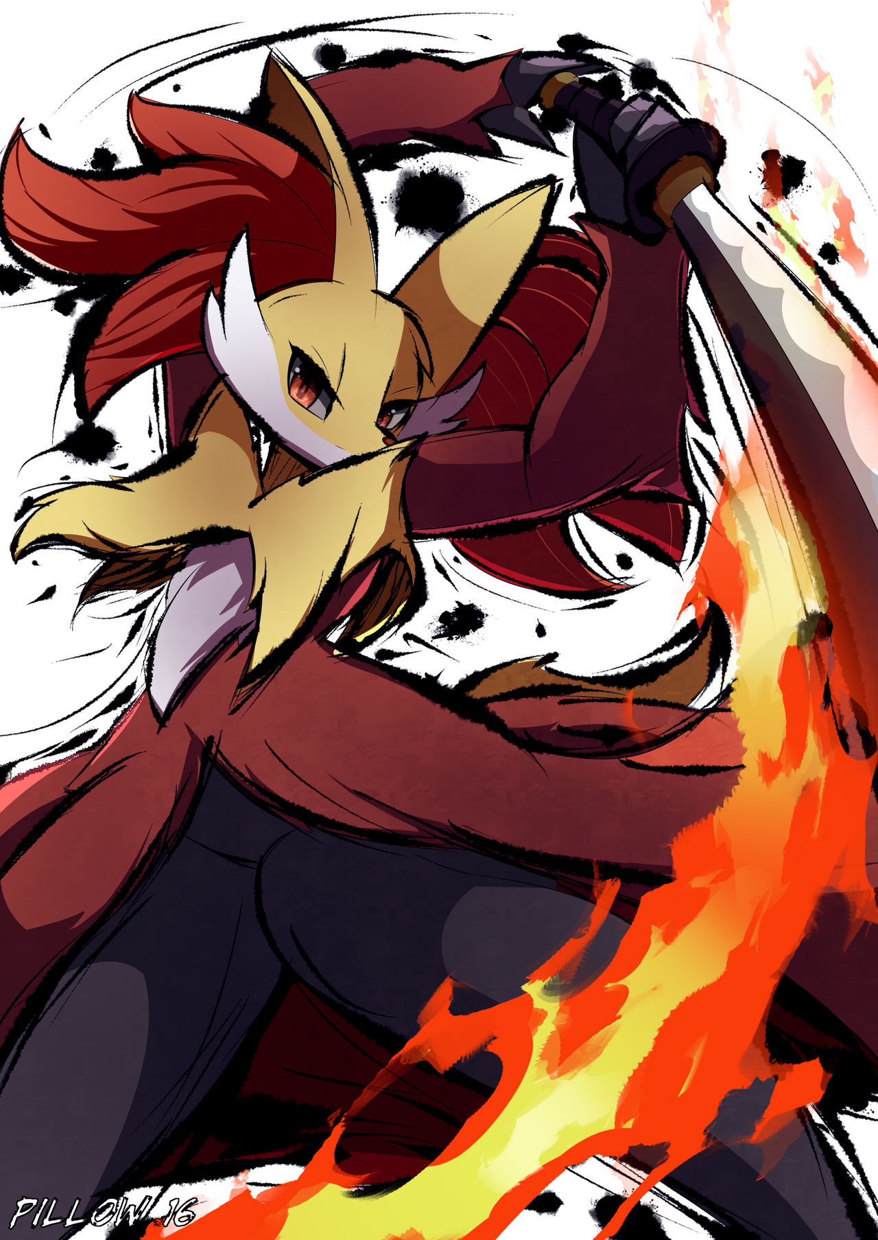 Delphox Model Animation Delphox by Pillow-16 on DeviantArt