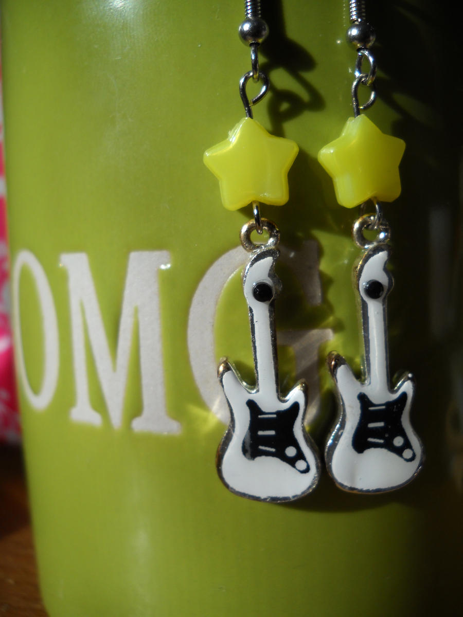Rock star earrings