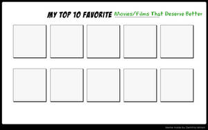 Top 10 Favorite Movies/Films That Deserve Better