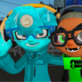 Sam The Octoling And Toxic The Inkling Selfie