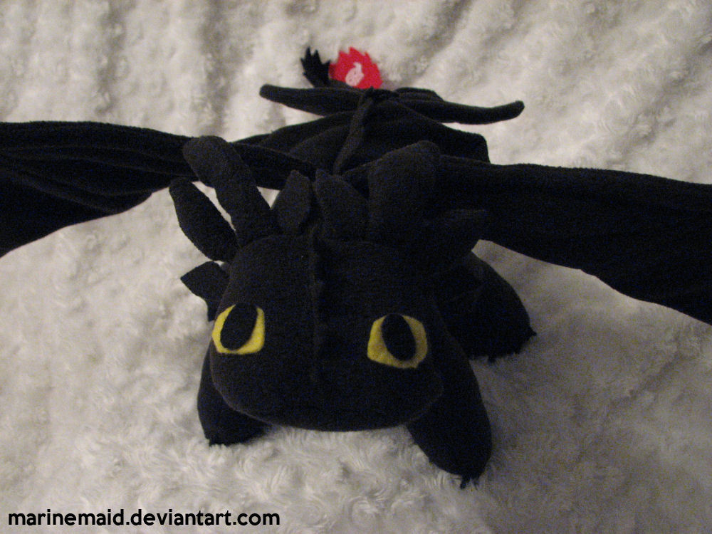 Toothless Plushie #1 by MarineMaid on DeviantArt