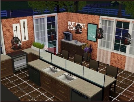 TS3 Pets - Appaloosa Plains - Kitchen